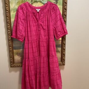 Crown and ivy puff sleeve dress